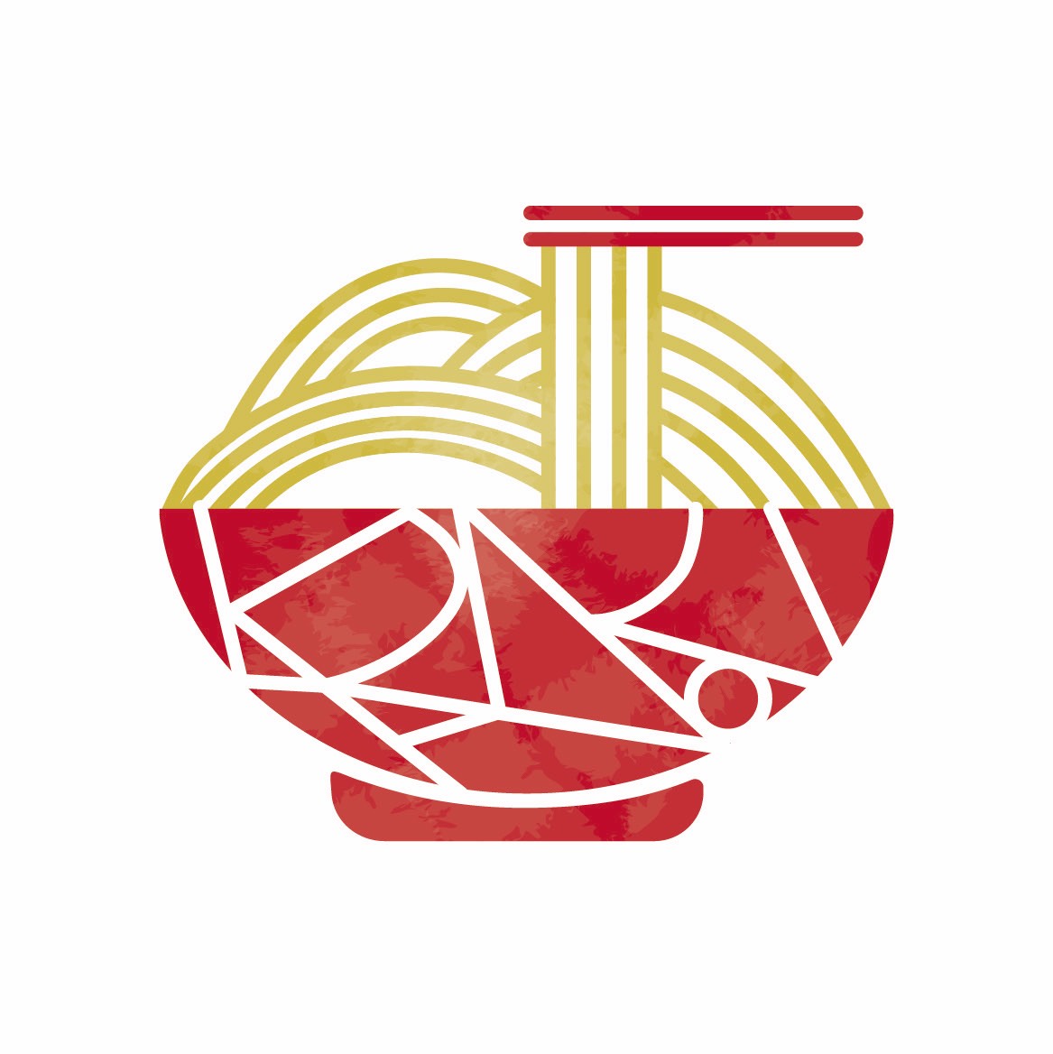 らぁめん食堂 からもり ロゴ